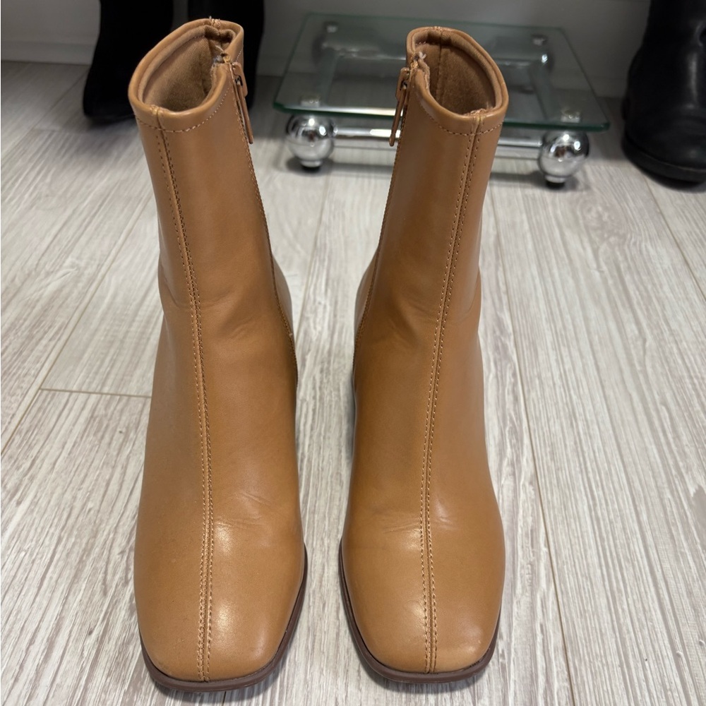 Delicious Camel Ankle Booties - Picture 4 of 6